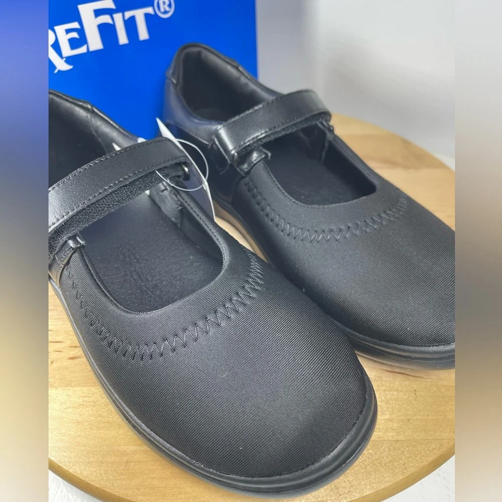 🆕 SureFit NIB ladies comfort walking shoes Mary Jane’s black size 9M Sydney S636